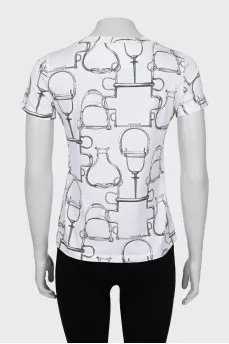 Straight cut white T-shirt