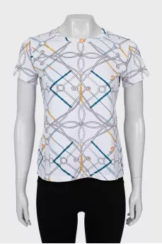 White T-shirt with print