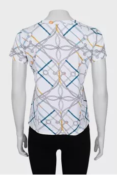 White T-shirt with print