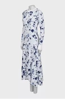 White Floral Maxi Dress