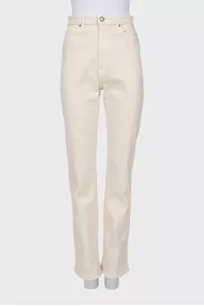 High Waist Straight Jeans