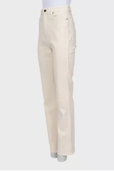 High Waist Straight Jeans