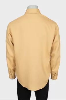 Men's oversized shirt with pocket