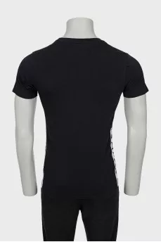 Men's sports T-shirt with branded logo