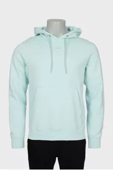 Men's blue hoodie