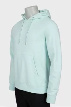 Men's blue hoodie