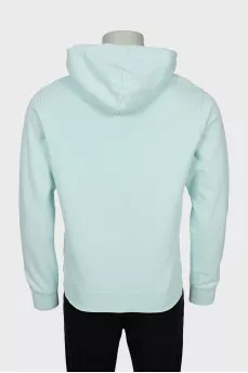 Men's blue hoodie