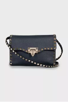 Rockstud leather bag