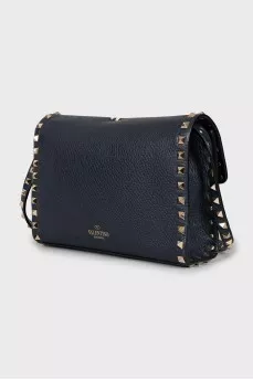 Rockstud leather bag