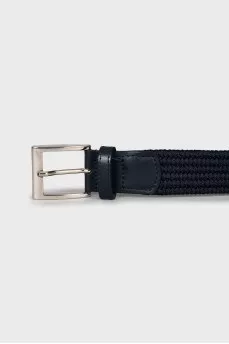 Men's belt blue