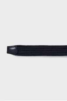 Men's belt blue