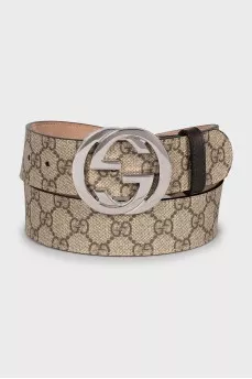 Wide canvas belt