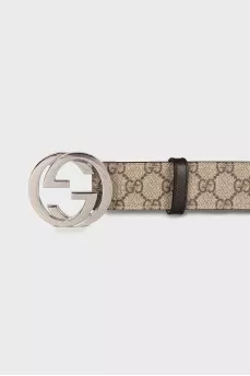 Wide canvas belt