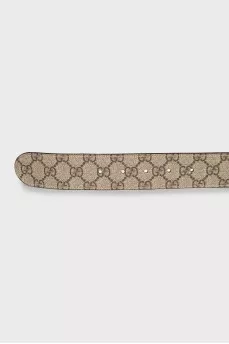 Wide canvas belt