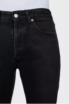 Men's black jeans regular fit