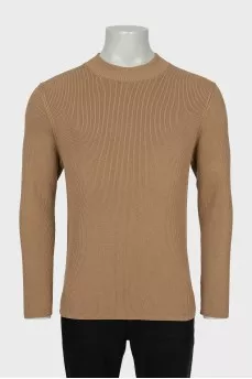 Men's Ribbed Sweater With Tag