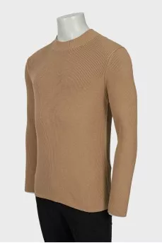 Men's Ribbed Sweater With Tag
