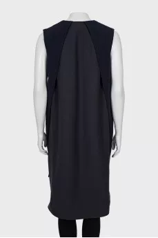 Long vest with pockets