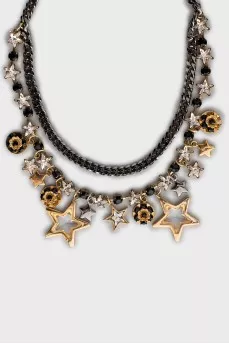 Double Crystal Necklace