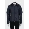 Fitted jacket with perforation