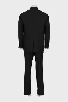 Men's black suit with tag