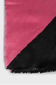 Vintage two tone silk scarf