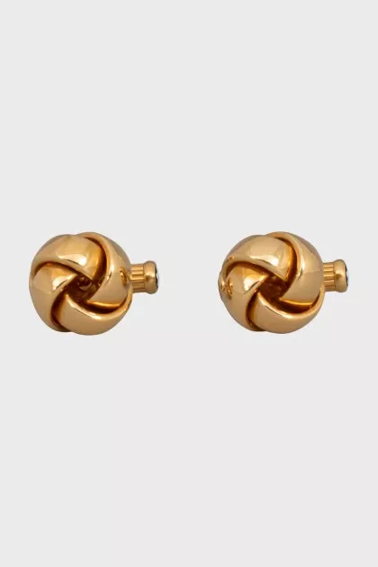 Men's cufflinks with relief shape