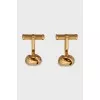 Men's cufflinks with relief shape