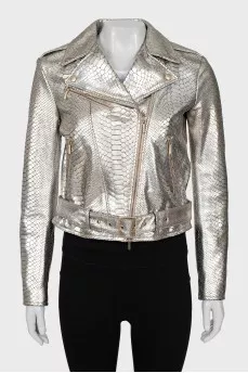 Silver Embossed Jacket