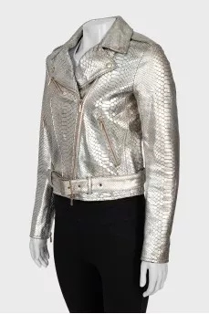 Silver Embossed Jacket