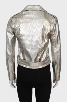 Silver Embossed Jacket
