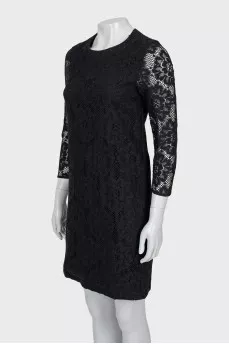 Black lace dress