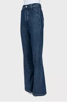High waist flared jeans