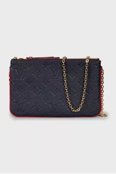 Double Zip clutch