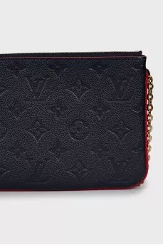 Double Zip clutch