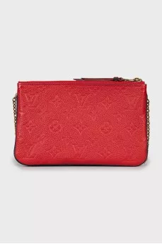 Double Zip clutch