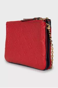 Double Zip clutch