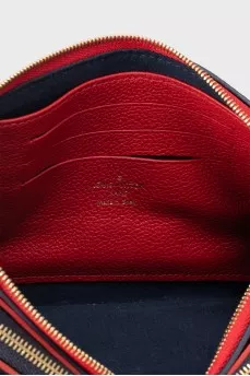 Double Zip clutch