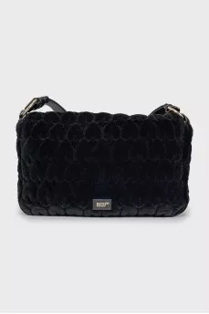Quilted velvet bag