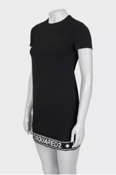 Short sleeve mini dress