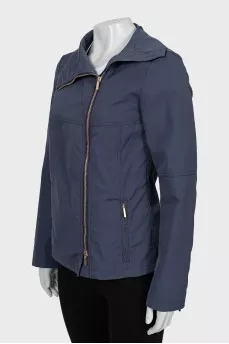 Fitted jacket in blue