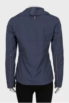 Fitted jacket in blue