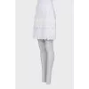 White lace skirt with tag