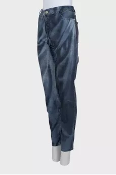 Skinny mid rise jeans