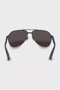 Blue aviator sunglasses