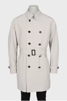 Men's cloak with belt