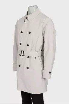 Men's cloak with belt