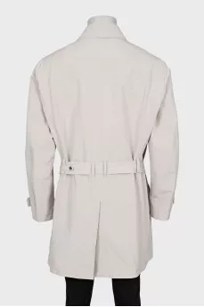 Men's cloak with belt