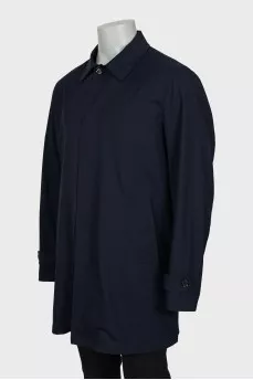 Men's coat made of wool and silk