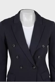 Jacket with button fastening